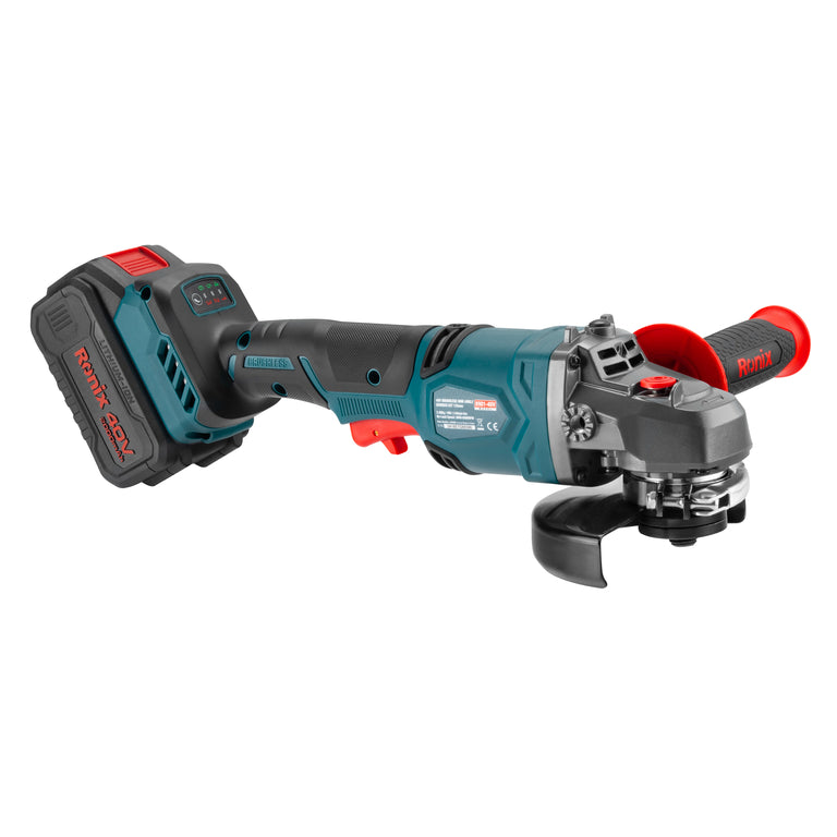 [8901-40V] Kit mini smerigliatrice angolare cordless 40v Brushless 125mm