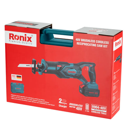 [8904-40V] Kit di sega a gattuccio cordless Brushless 40V