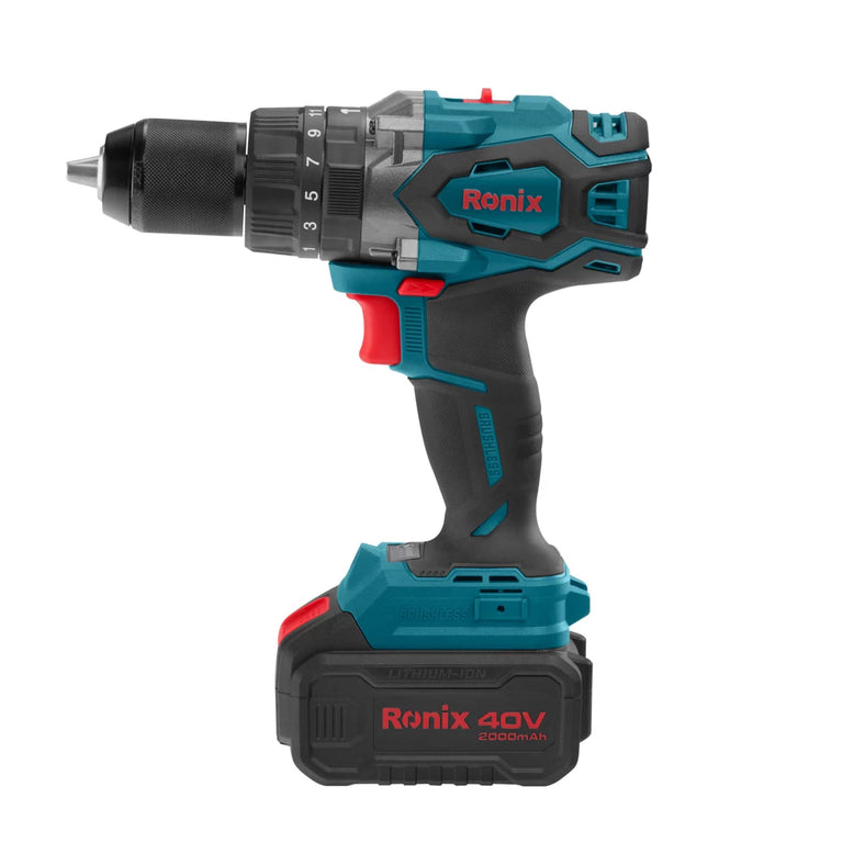 [8905-40V] Kit di Trapano a Percussione Cordless Brushless 40V 150 N.m