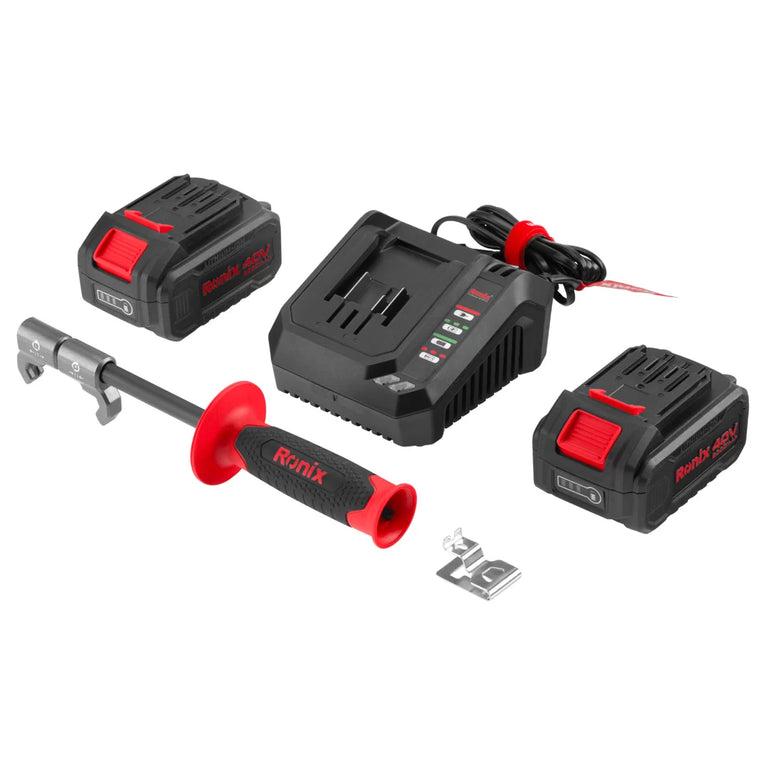 [8905-40V] Kit di Trapano a Percussione Cordless Brushless 40V 150 N.m