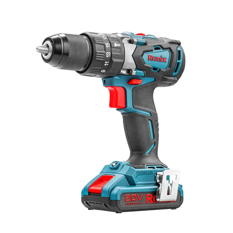 [8905K] Kit di trapano a percussione 20V Brushless 13mm-55N.m