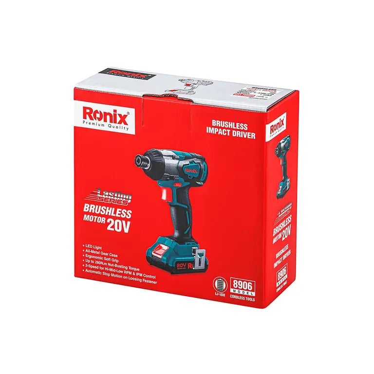 [8906] Cacciavite 20V Brushless Cordless 280N.M