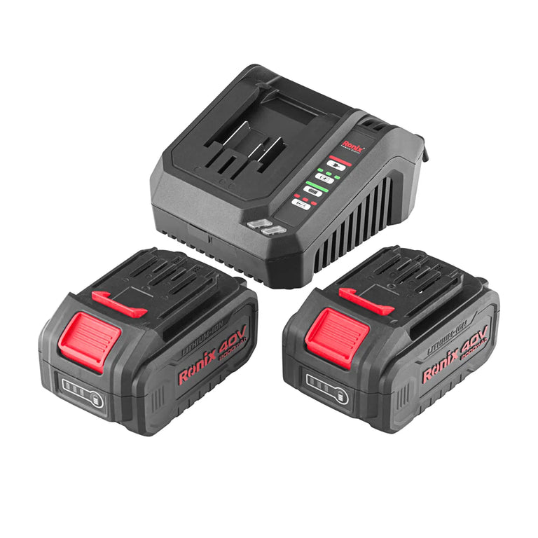 [8910-40V] Kit Martello Rotativo Cordless Brushless 40V 2.4 J – 28 mm