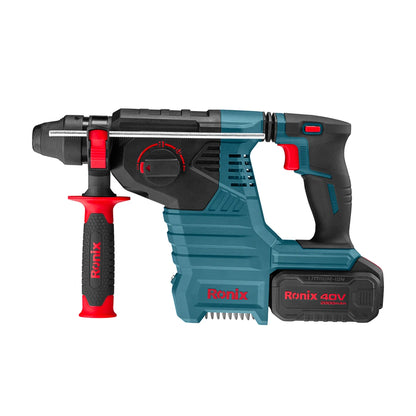 [8910-40V] Kit Martello Rotativo Cordless Brushless 40V 2.4 J – 28 mm