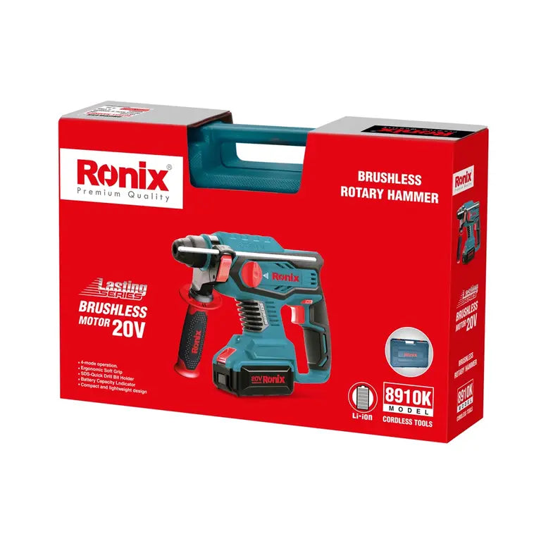 [8910K] Kit martello rotativo 20V Brushless 2.2J