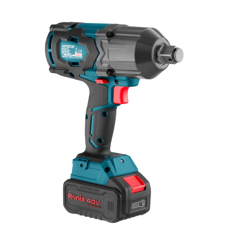 [8917-40V] Kit di Chiave a Impatto Cordless Brushless 40V 1200 N.m ¾-pollici