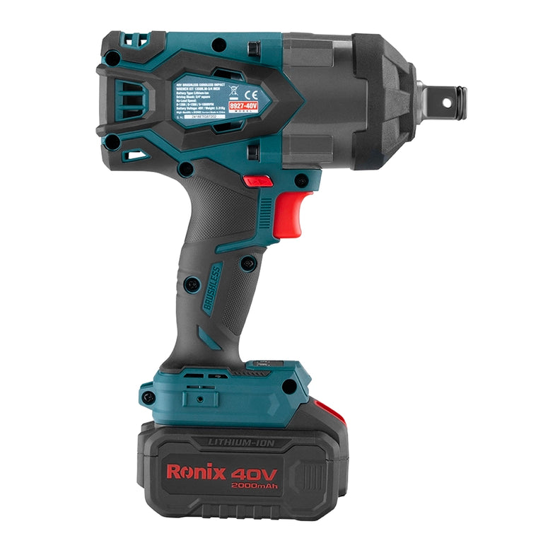 [8927-40V] Kit di chiave a impulsi cordless Brushless 40V 1350 N.m ¾ pollici