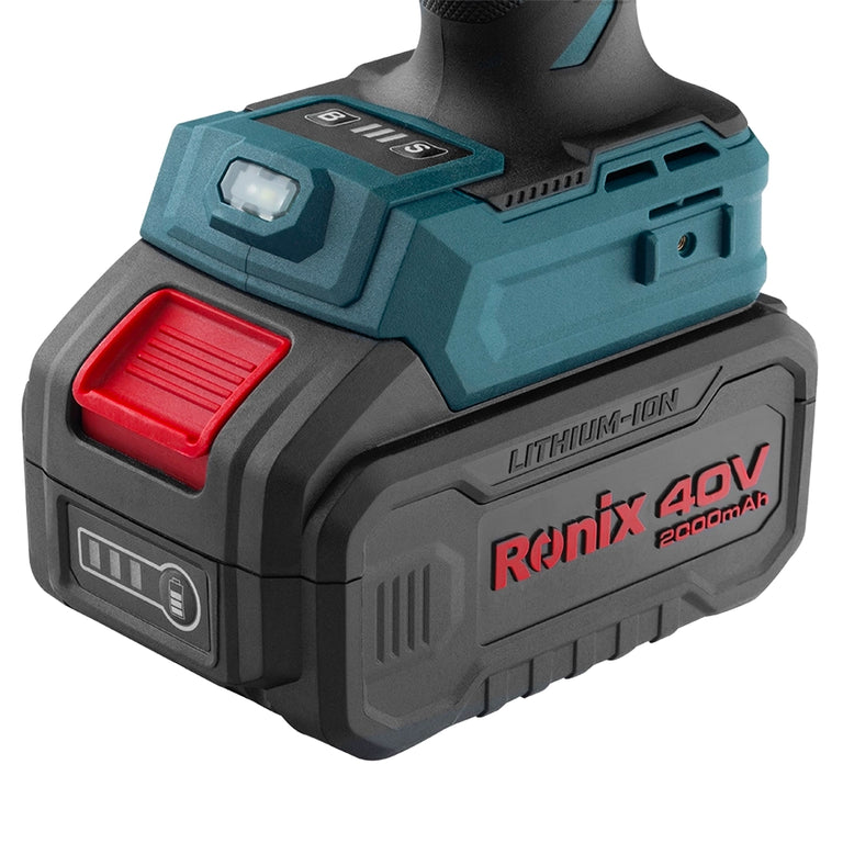 [8927-40V] Kit di chiave a impulsi cordless Brushless 40V 1350 N.m ¾ pollici