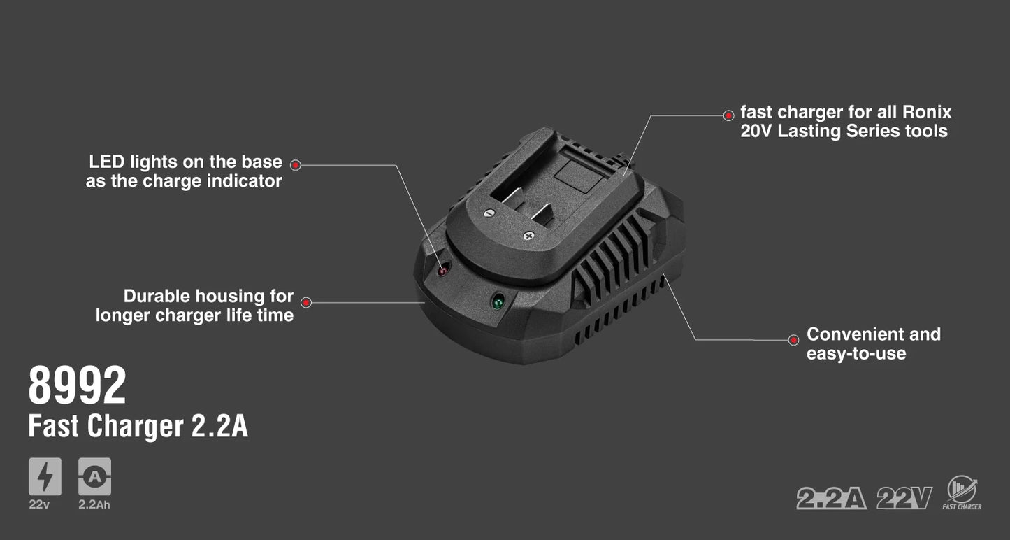 [8992] Caricatore Veloce 20V 2.2A-Brushless series
