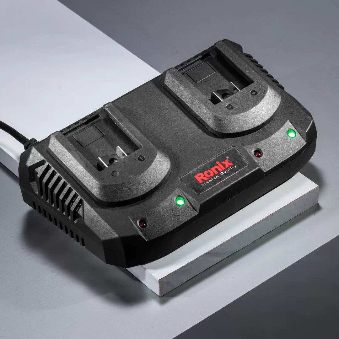 [8994] Caricatore Veloce 20V Brushless 2.2A+2.2A
