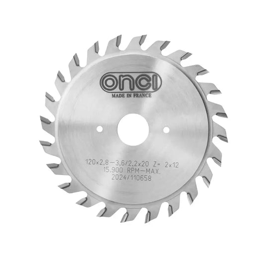 [LHC12512020] Lama di sega piatta, circolare 120x2.8-3.6x20x12+12 T