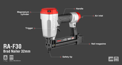 [RA-F30] Nail Gun a Brad - 18 Gauge - 30 mm
