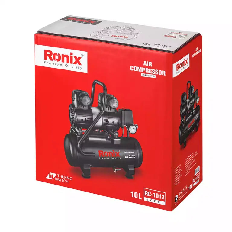[RC-1012] Compressore d'Aria Silenzioso 10L-1280W