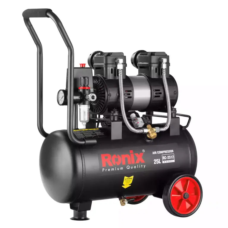 [RC-2512] Compressore d'Aria Silenzioso 25L-1380W