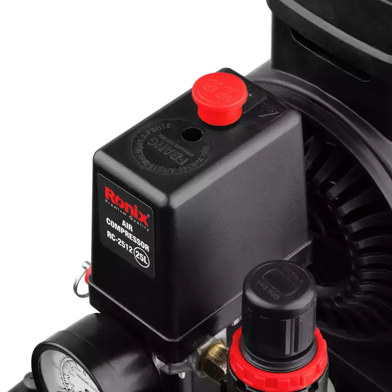 [RC-2512] Compressore d'Aria Silenzioso 25L-1380W