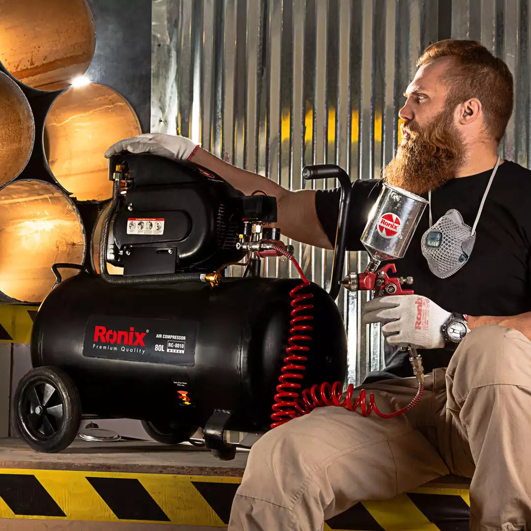 [RC-8010] Compressore d'Aria 80L-1860W