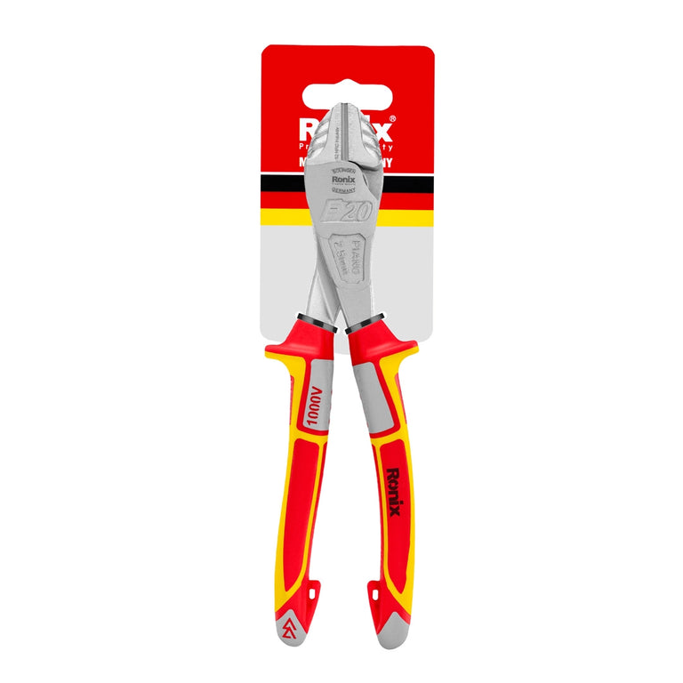 [RH-1249] Pinza Diagonale a Leva Alta VDE 8 inch Tedesca