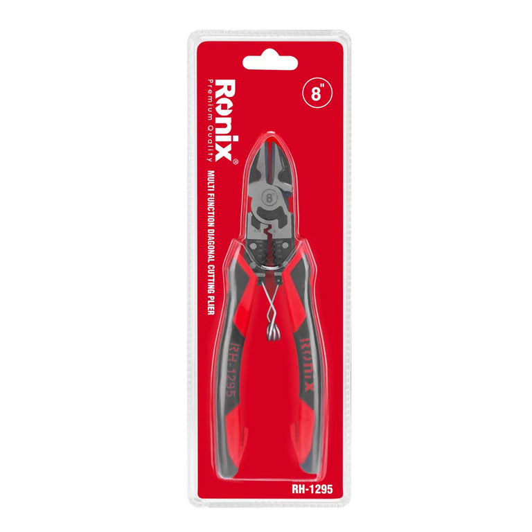 [RH-1295] Pinza per Taglio Diagonale Multifunzionale 8inch
