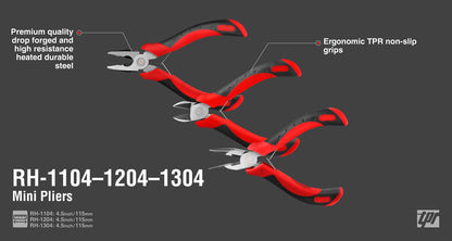 [RH-1304] Pinza a becco lungo mini 4,5 pollici
