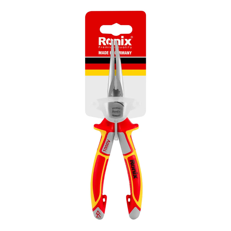 [RH-1325] Pinza a Becco Lungo Curvo VDE 8 inch Tedesca