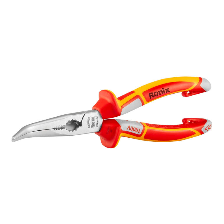 [RH-1325] Pinza a Becco Lungo Curvo VDE 8 inch Tedesca