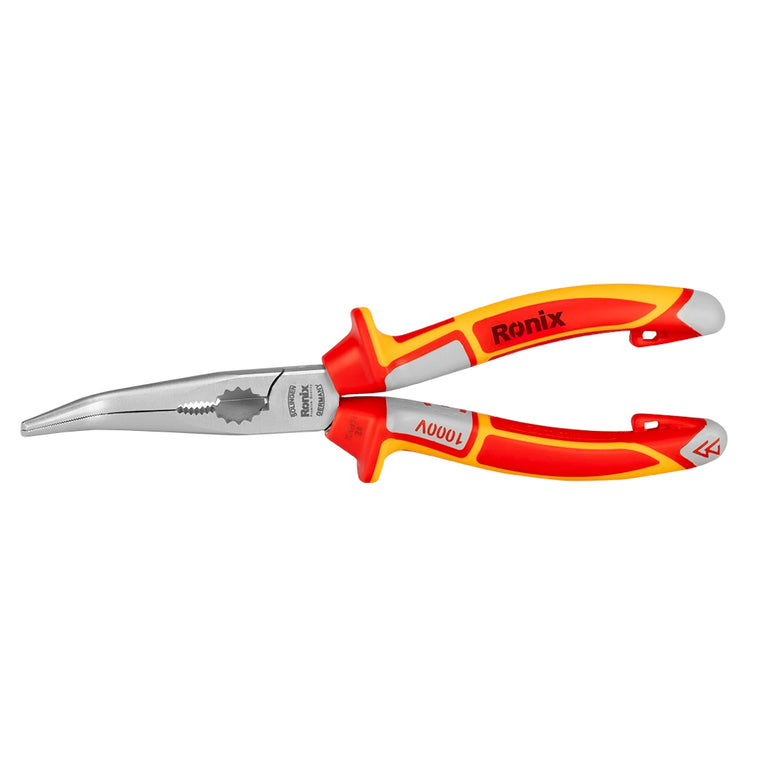 [RH-1325] Pinza a Becco Lungo Curvo VDE 8 inch Tedesca