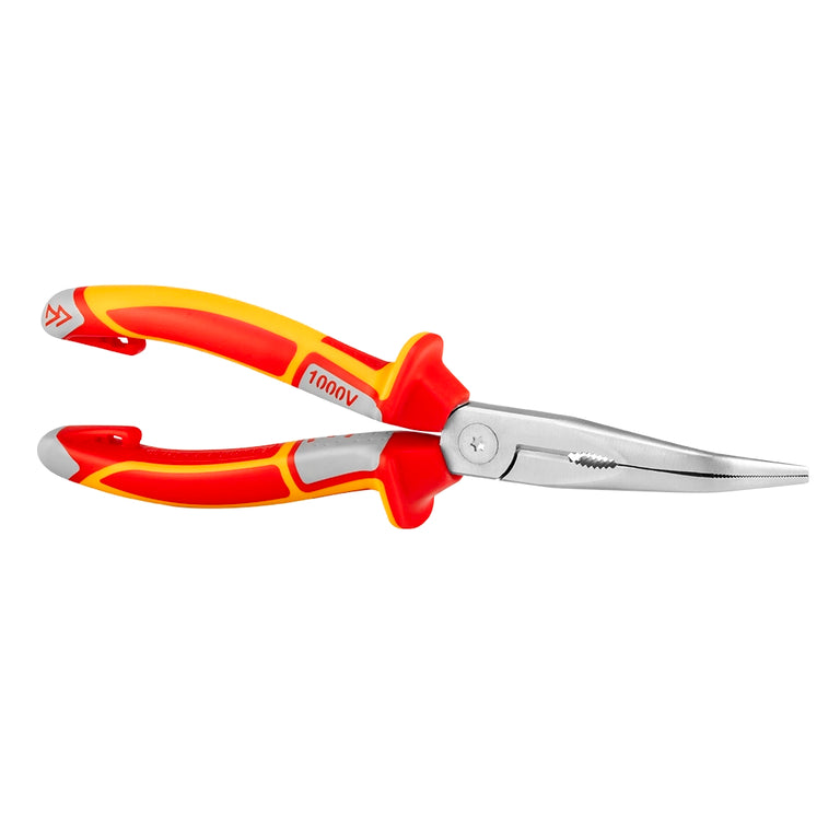 [RH-1325] Pinza a Becco Lungo Curvo VDE 8 inch Tedesca