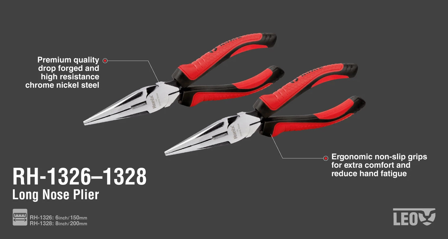 [RH-1326] Pinza a Becco Lungo 6 Inch-Serie Leo