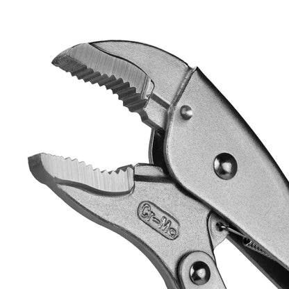 [RH-1410] Pinza Bloccante, Bocca Curva, CR-Mo