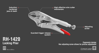 [RH-1420] Pinza Bloccante CR-MO