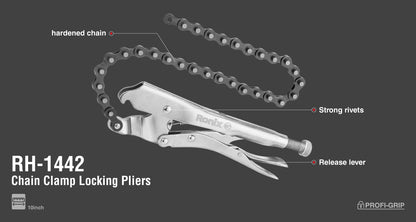 [RH-1442] Pinza a Morsa per Catena 10Inch