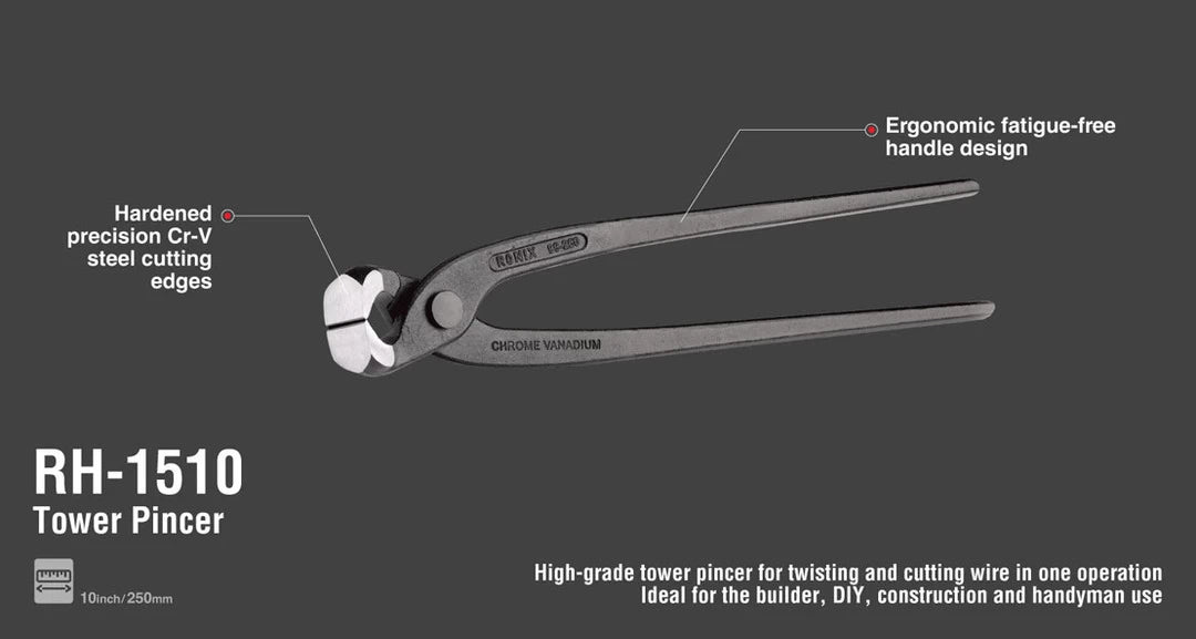 [RH-1510] Pinza Torre 10 inch