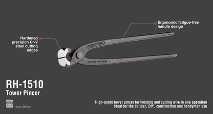 [RH-1510] Pinza Torre 10 inch
