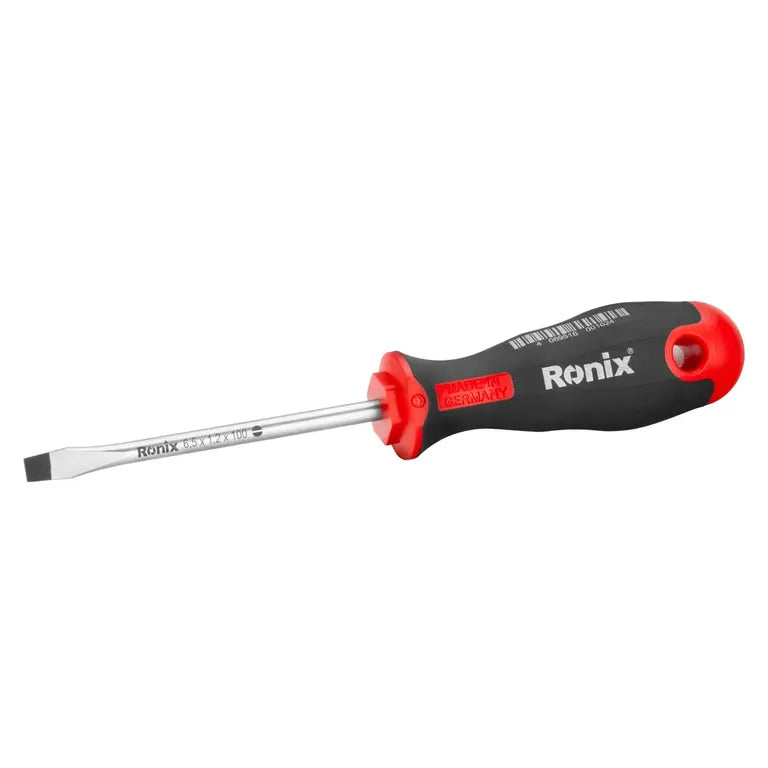 [RH-1917] Cacciavite a Fessura con Manico TPR 6.5*100 - Tedesco