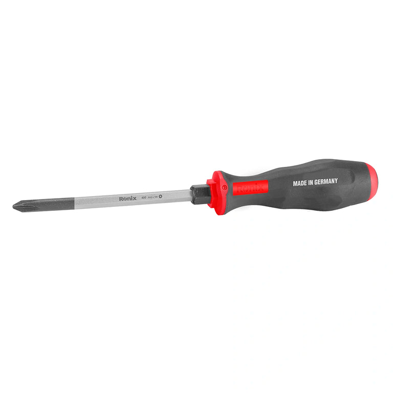 [RH-1945] Cacciavite a martello Phillips con manico TPR 6*100 - Tedesco