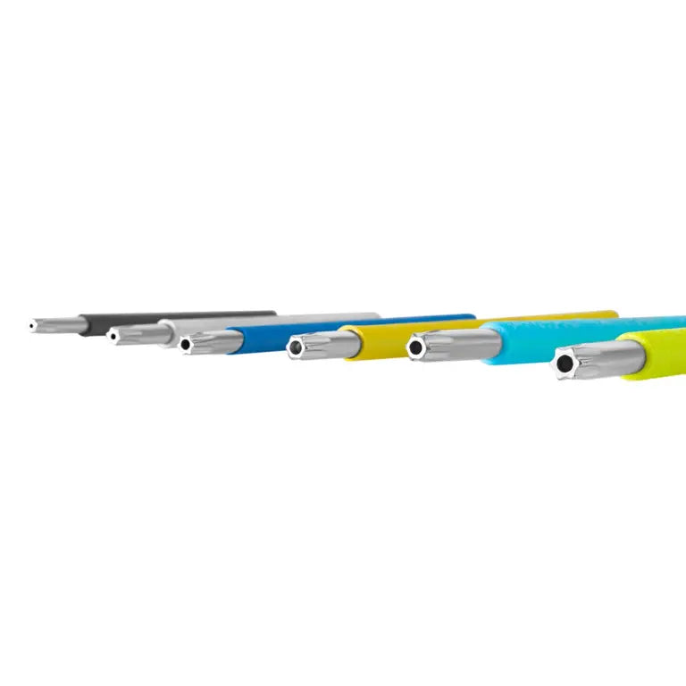 [RH-2043] Multi Colore Braccio Extra Lungo Estremità Torx 9pcs Cr-V