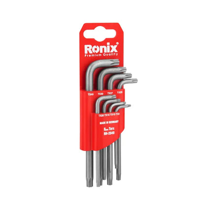 [RH-2049] Set di 8 Chiavi Torx a Braccio Corto Tedesche