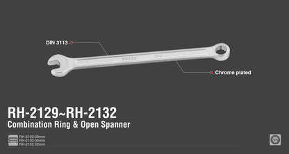 [RH-2129] Chiave Combinata Cr-V