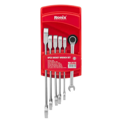 [RH-2173] Set di Chiavi a Cricchetto Reversibili a Doppia Bocca – 6pz