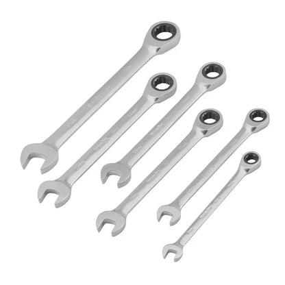 [RH-2173] Set di Chiavi a Cricchetto Reversibili a Doppia Bocca – 6pz
