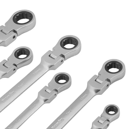 [RH-2174] Set di chiavi a cricchetto a doppia estremità flessibile – 6 pezzi
