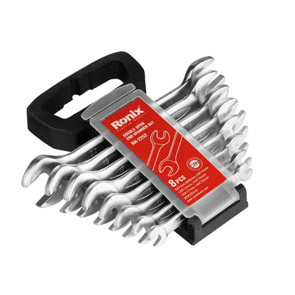 [RH-2252] Set di Chiavi a Bocca Aperta Doppia (8pz)