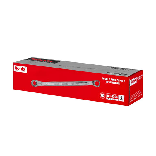 [RH-2304] Set di chiavi a cricchetto a doppio anello offset 8 pezzi