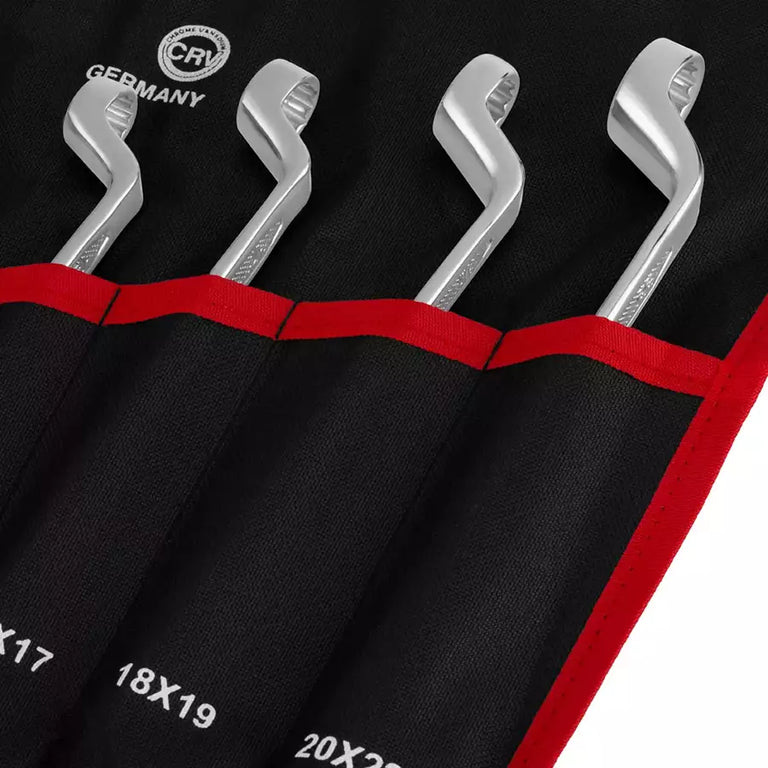 [RH-2304] Set di chiavi a cricchetto a doppio anello offset 8 pezzi