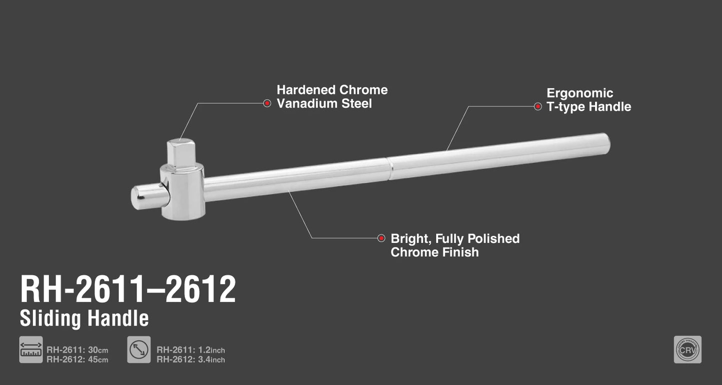 [RH-2611] Barra di estensione 1/2 pollice-30 cm