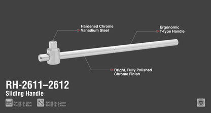 [RH-2611] Barra di estensione 1/2 pollice-30 cm