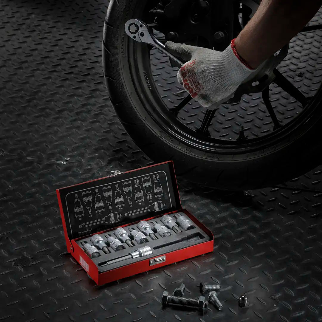 [RH-2693] Set di Bussola per Chiavi Torx (11pcs) - 1/2 inch