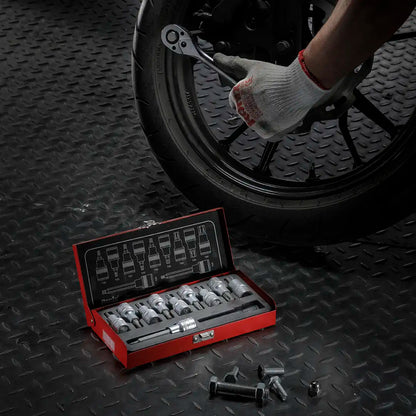 [RH-2693] Set di Bussola per Chiavi Torx (11pcs) - 1/2 inch