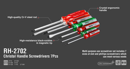 [RH-2702] Set di Cacciaviti di Precisione Colorati (7PCS)