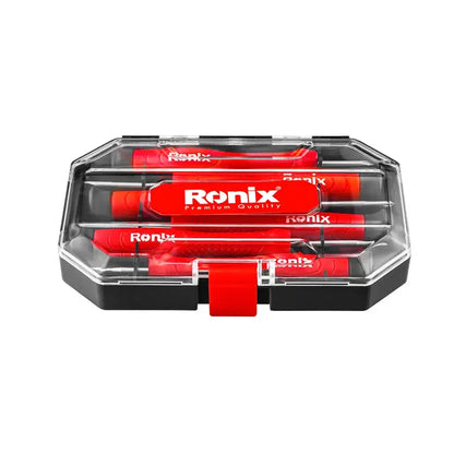 [RH-2712] Set di Cacciaviti di Precisione con Manico in Plastica (6Pezzi)